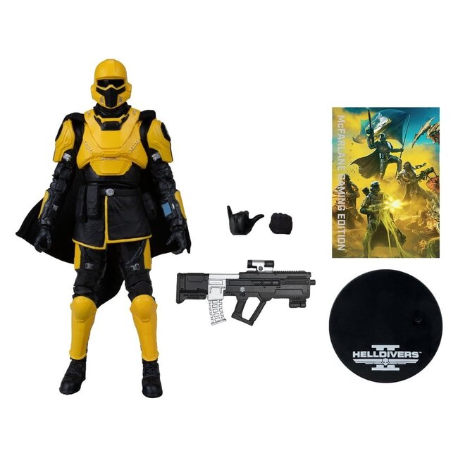 Helldivers II McFarlane Gaming Edition Actionfigur T4-40 Gold Eagle 18 cm