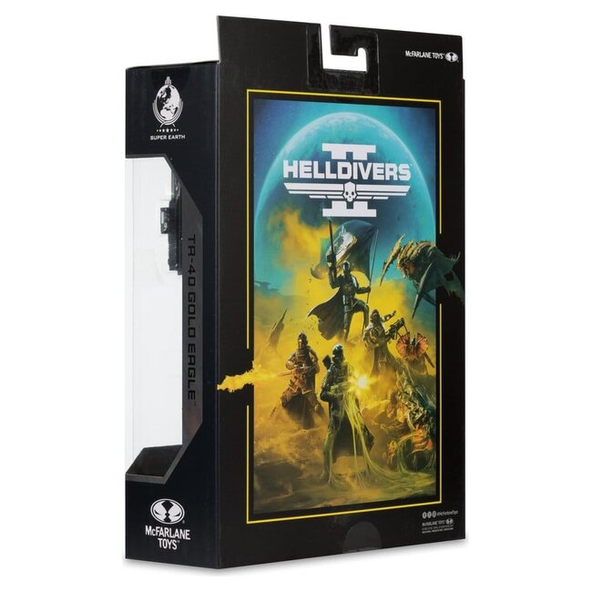 Helldivers II McFarlane Gaming Edition Action Figure T4-40 Gold Eagle 18 cm