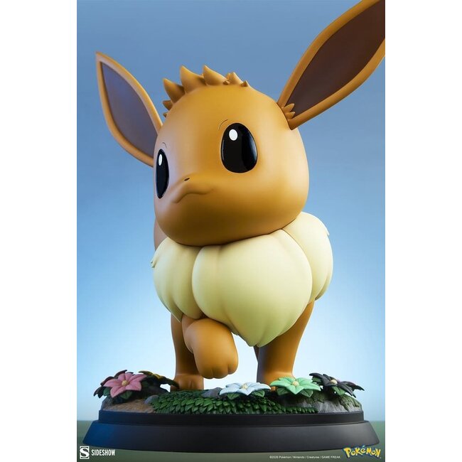 Pokémon-Figur Evoli in Lebensgröße, 34 cm