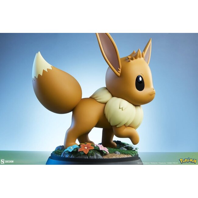 Pokémon-Figur Evoli in Lebensgröße, 34 cm