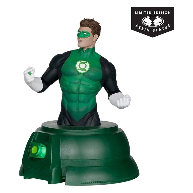DC Direct Green Lantern Bust 1/1 &nbsp;Hal Jordan with Power Ring Prop Replica (Gold Label) 26 cm