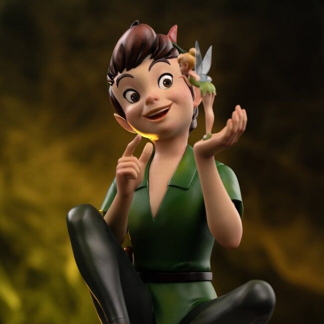 Peter Pan (1953) Kunststatue im Maßstab 1:10 Peter Pan & Tinkerbell 23 cm