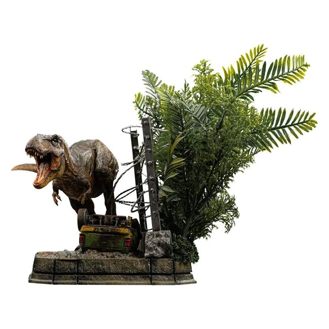 Jurassic Park Icons Statue T-Rex Breakout Set A 17 cm