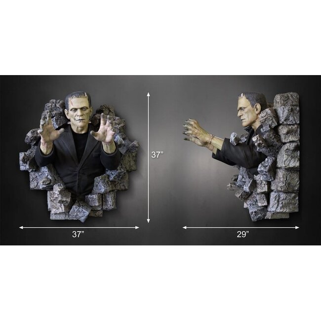 Frankenstein-Wandbild 1/1 Boris Karloff als Frankensteins Monster 94 x 94 cm