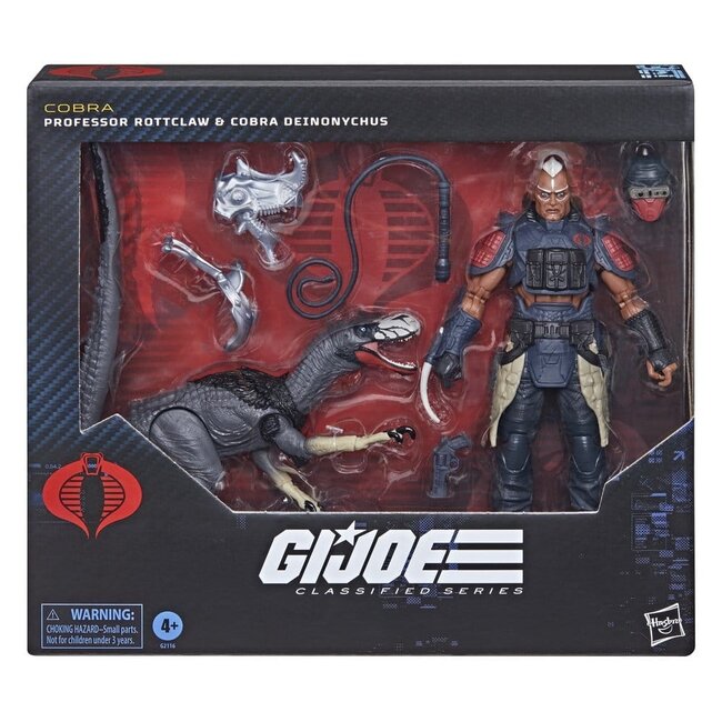 GI Joe Classified Series Actionfiguren-Doppelpack #196 Professor Rottclaw & Cobra Deinonychus 15 cm