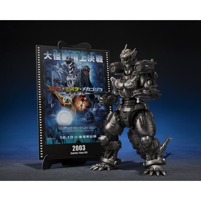 Godzilla: Tokyo SOSSHMonsterArts Diecast-Actionfigur Kiryu (Schwer bewaffneter Typ / Hochmobiler Typ) „Tokyo SOS“ – Movie Graphic Plus – 16 cm