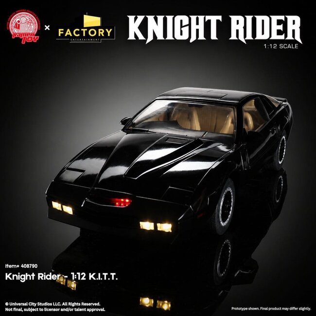 Knight Rider Actionfigur 1/12 KITT mit Michael Knight