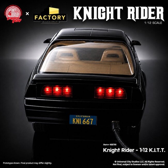 Knight Rider Actionfigur 1/12 KITT mit Michael Knight