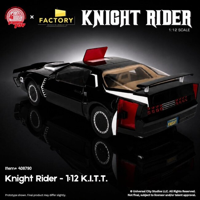 Knight Rider Actionfigur 1/12 KITT mit Michael Knight