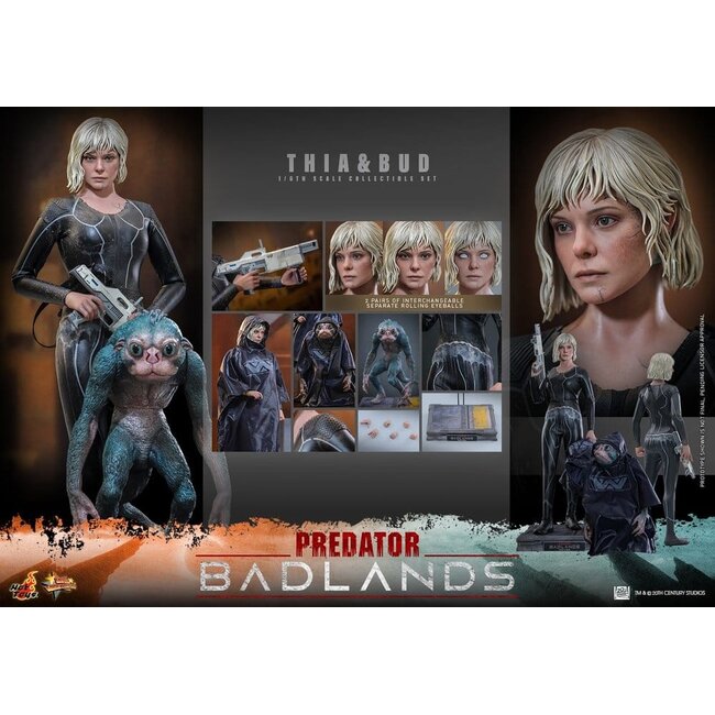 Predator Figurenset im Maßstab 1:6, Thia und Bud, 29 cm