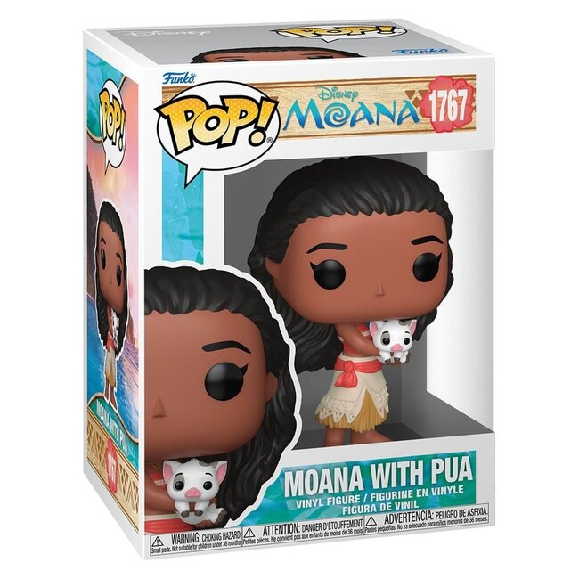 Moana POP! & Buddy Vinylfigur Moana mit Pua 9 cm