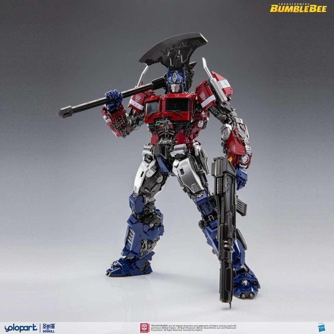 Transformers Bumblebee Plastikmodellbausatz Optimus Prime im Erdmodus, 30 cm