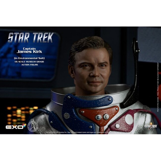 Star Trek: Die Originalserie Actionfigur 1/6 Captain James T. Kirk (im Umweltanzug) 29 cm