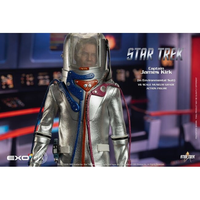 Star Trek: Die Originalserie Actionfigur 1/6 Captain James T. Kirk (im Umweltanzug) 29 cm