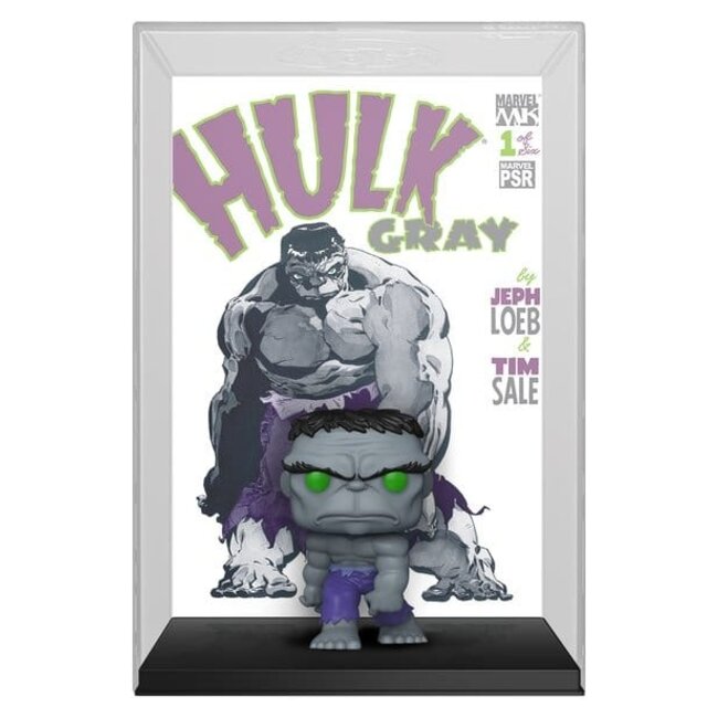 Marvel POP! Comic Covers Vinyl Figure Gray Hulk 9 cm