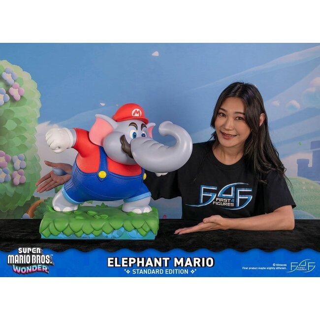 Super Mario Bros. Wunderbare Harzstatue Elefant Mario Standard Edition 43 cm