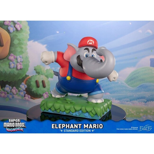 Super Mario Bros. Wunderbare Harzstatue Elefant Mario Standard Edition 43 cm