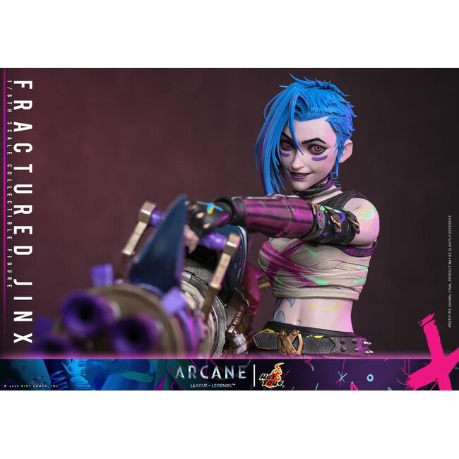 Arcane Actionfigur 1/6 Fractured Jinx 28 cm