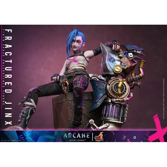 Arcane Actionfigur 1/6 Fractured Jinx 28 cm