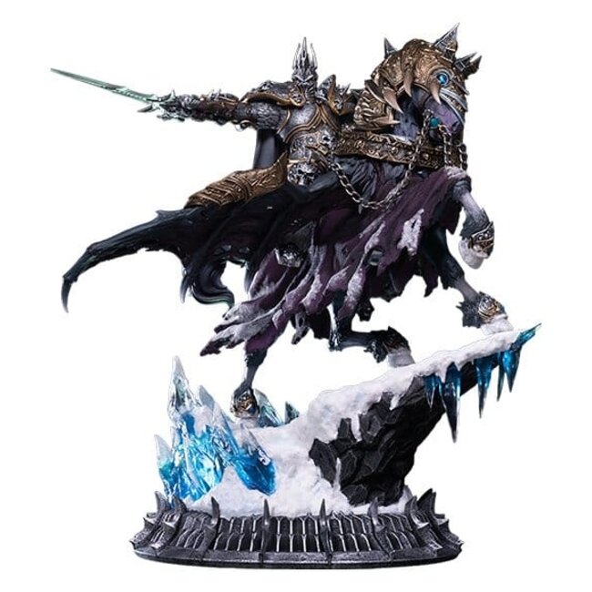 Warcraft-Statue: Der Lichkönig & Unbesiegbarer, 36 cm