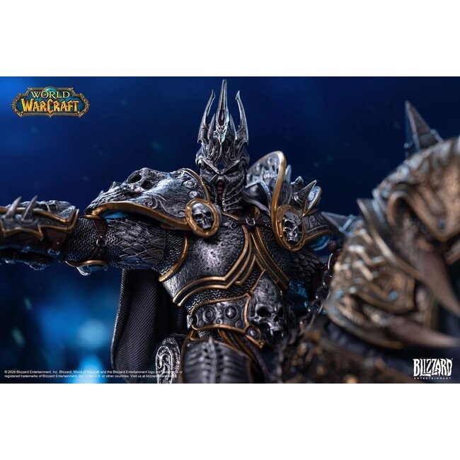 Warcraft-Statue: Der Lichkönig & Unbesiegbarer, 36 cm