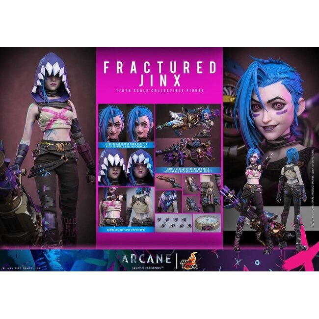 Arcane Action Figure 1/6 Fractured Jinx 28 cm