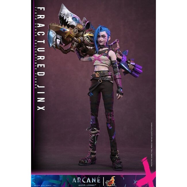 Arcane Actionfigur 1/6 Fractured Jinx 28 cm