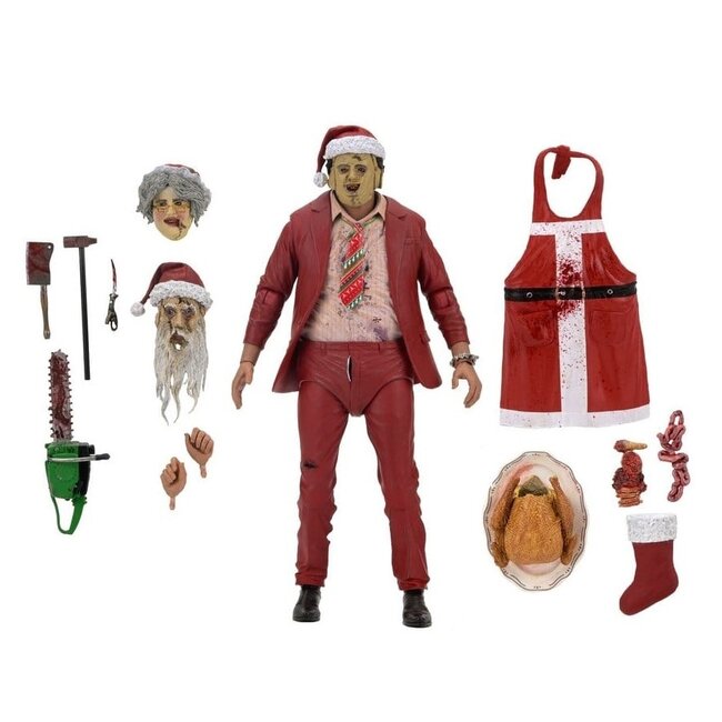 Texas Chainsaw Massacre Ultimate Actionfigur Santa Leatherface 18 cm