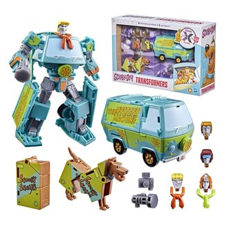 Hasbro Transformers x Scooby-Doo Action Figure 2-Pack Mysterious Prime & Automutt 15 cm