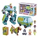 Hasbro Transformers x Scooby-Doo Actionfiguren-Doppelpack: Mysterious Prime & Automutt (15 cm)