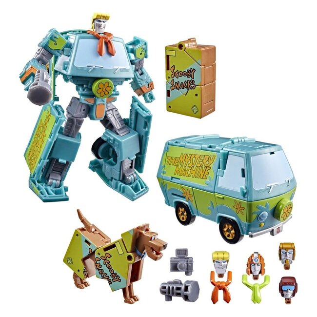 Transformers x Scooby-Doo Actionfiguren-Doppelpack: Mysterious Prime & Automutt (15 cm)