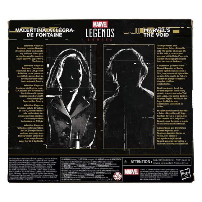 Thunderbolts Marvel Legends Actionfiguren-Doppelpack: Valentina Allegra de Fontaine & Marvel's The Void (15 cm)