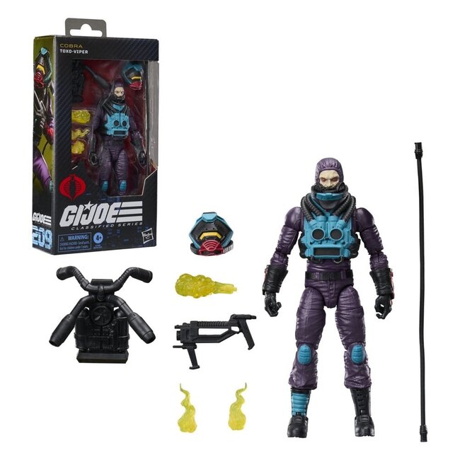 GI Joe Classified Series actiefiguur #209 Toxo-Viper 15 cm
