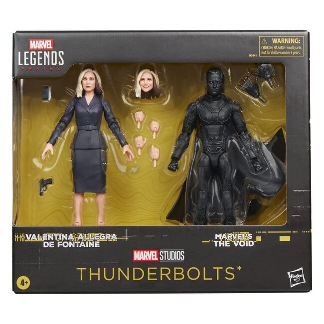 Thunderbolts Marvel Legends Action Figure 2-Pack Valentina Allegra de Fontaine & Marvel's The Void 15 cm