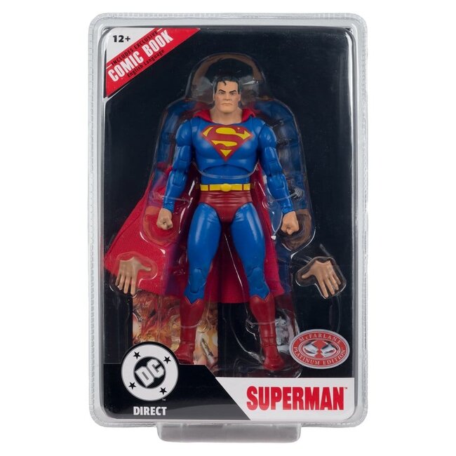 DC Direct Page Punchers actiefiguur Superman (Justice #1) (Rode Platinum Editie) 19 cm
