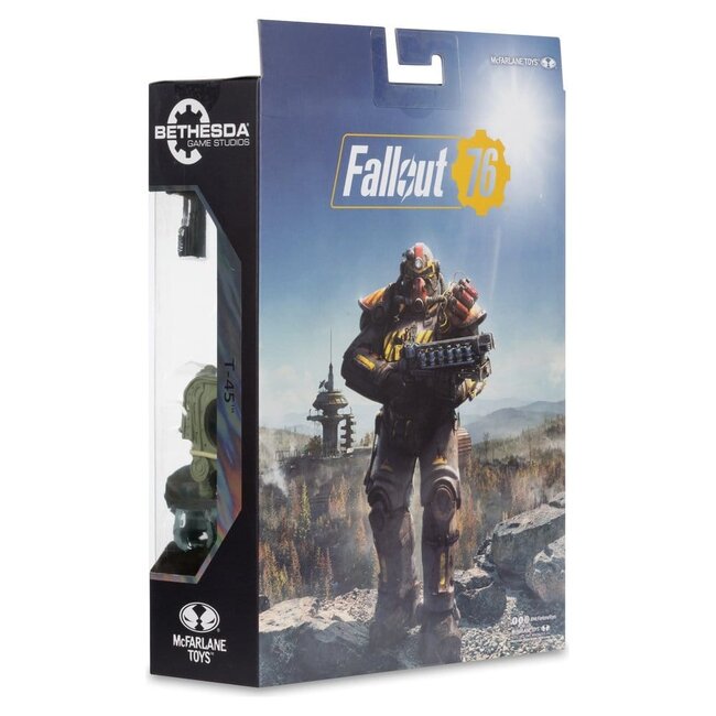 Fallout 76 Gaming Edition Actionfigur T-45 Militärrüstung (Rote Platin-Edition) 20 cm