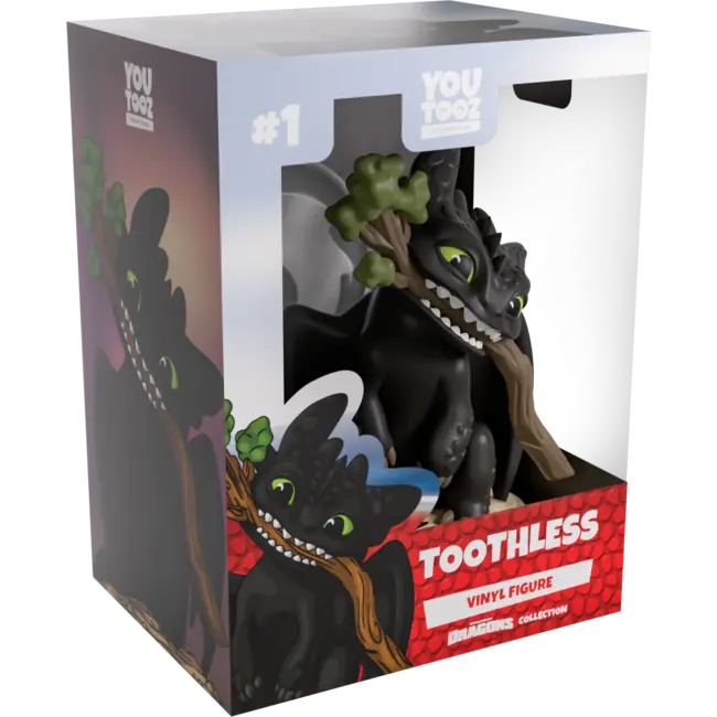 Drachenzähmen leicht gemacht Vinylfigur Ohnezahn 13 cm