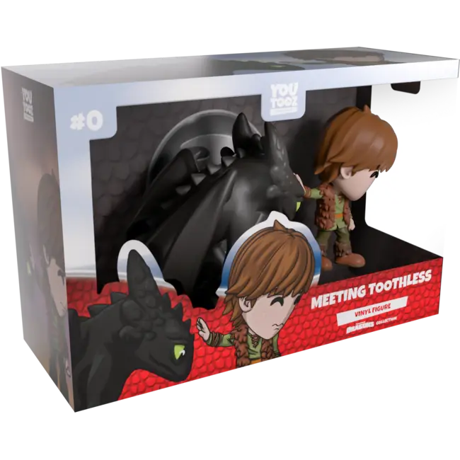 Drachenzähmen leicht gemacht Vinylfigur: Begegnung mit Ohnezahn (11 cm)