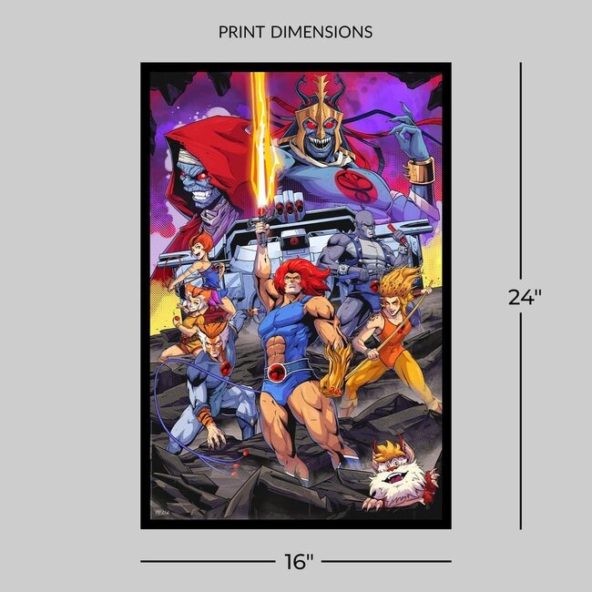 ThunderCats Kunstdruck „ThunderCats Roar!“ 41 x 61 cm – ungerahmt
