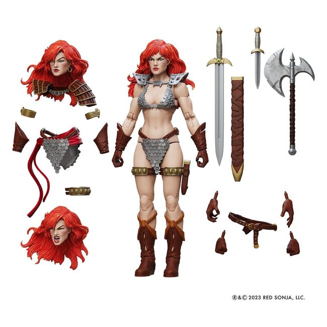 Red Sonja Epic HACKS Actionfigur im Maßstab 1:12 – Unsterbliche Red Sonja