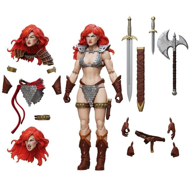 Red Sonja Epic HACKS Actionfigur im Maßstab 1:12 – Unsterbliche Red Sonja