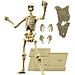 Boss Fight Studio Epic  H.A.C.K.S. Action Figure 1/12 Skeleton Blank Classic Bone