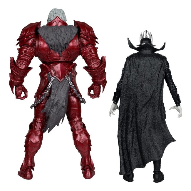 DC Multiverse McFarlane Sammleredition Actionfiguren 2er-Pack #04 Batman der Lachende (Ritterrüstung) & Merciless (Dark Multiverse) 18 cm