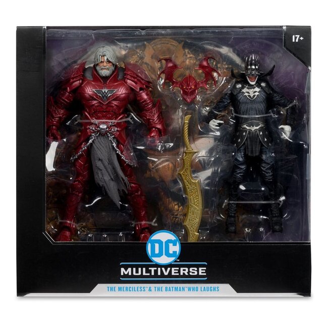 DC Multiverse McFarlane Collector Edition Actiefiguren 2-Pack #04 Batman Who Laughs (Knight Armor) & Merciless (Dark Multiverse) 18 cm