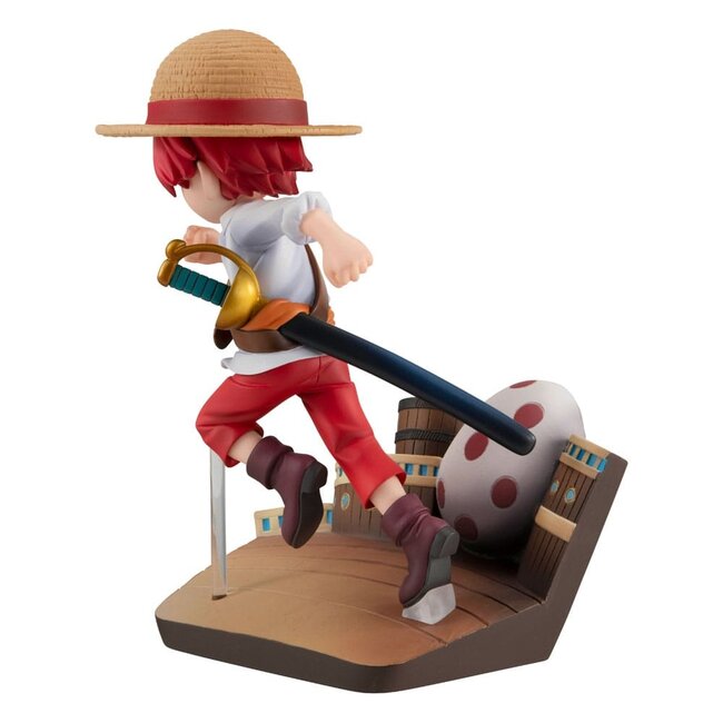 One Piece GEM Series PVC-Statue Shanks Lauf! Lauf! Lauf! 13 cm
