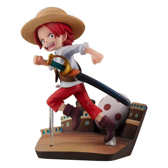 One Piece GEM Series PVC-Statue Shanks Lauf! Lauf! Lauf! 13 cm