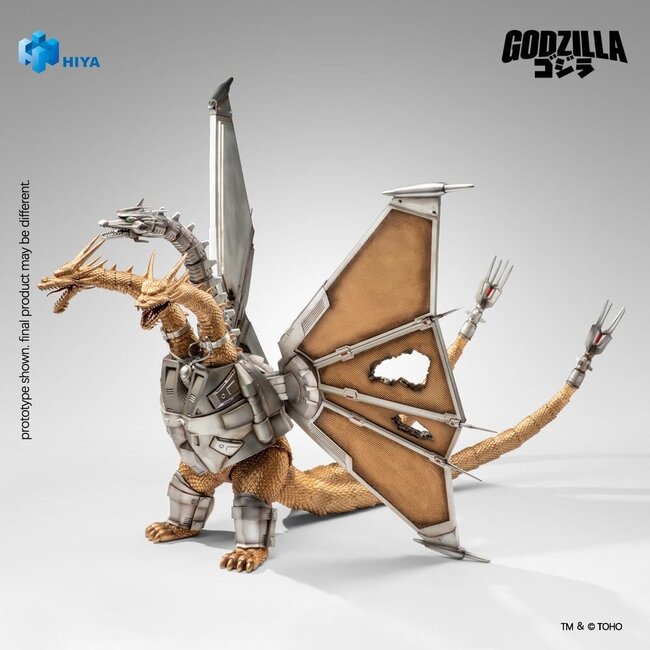 Godzilla vs. King Ghidorah Exquisite Basic Action Figure Battle Damaged Mecha King Ghidorah 33 cm