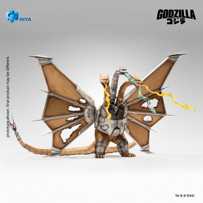 Godzilla vs. King Ghidorah Exquisite Basic Actionfigur, kampfgeschädigter Mecha King Ghidorah, 33 cm