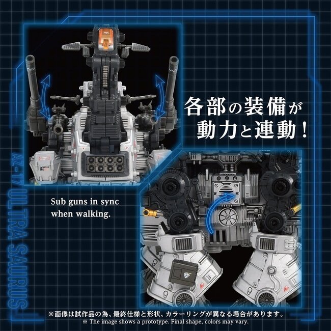 Zoids Plastikmodell 1/72 AZ-17 Ultra Saurus 58 cm
