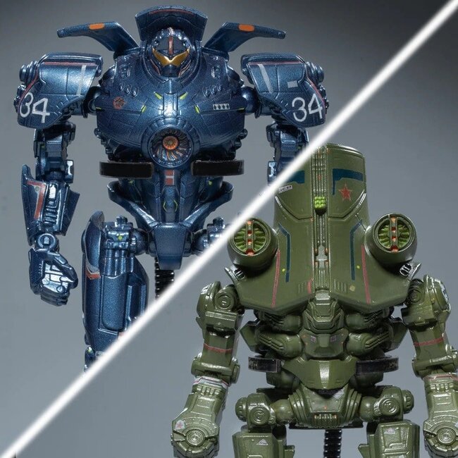 Pacific Rim DefoStyle Figure 2-Pack Gipsy Danger & Cherno Alpha DX 17 cm
